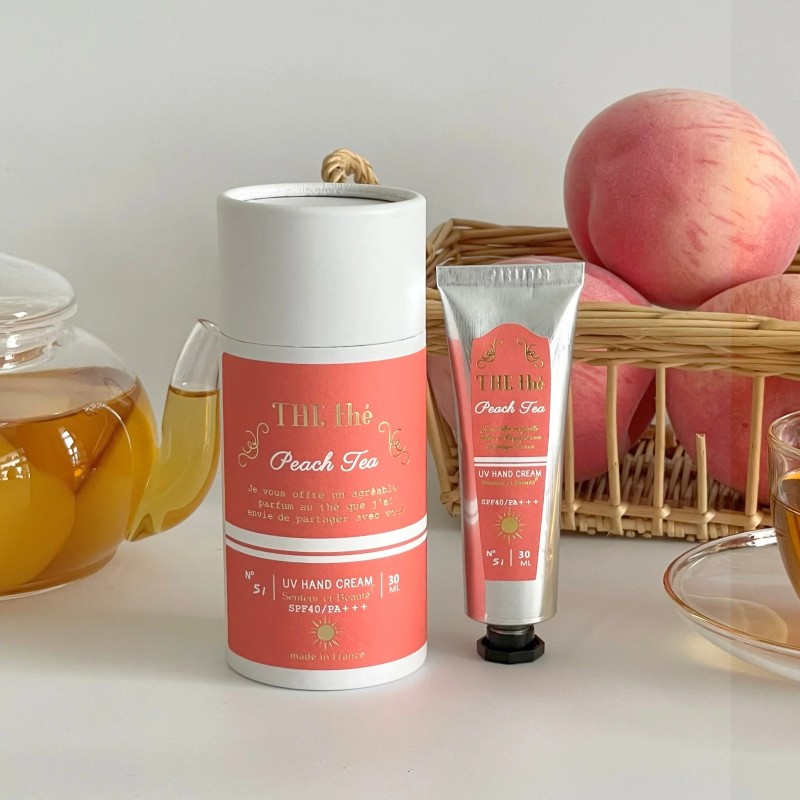 【限定販売】サンタール・エ・ボーテザ・ティー UVハンドクリーム【ピーチティー】★